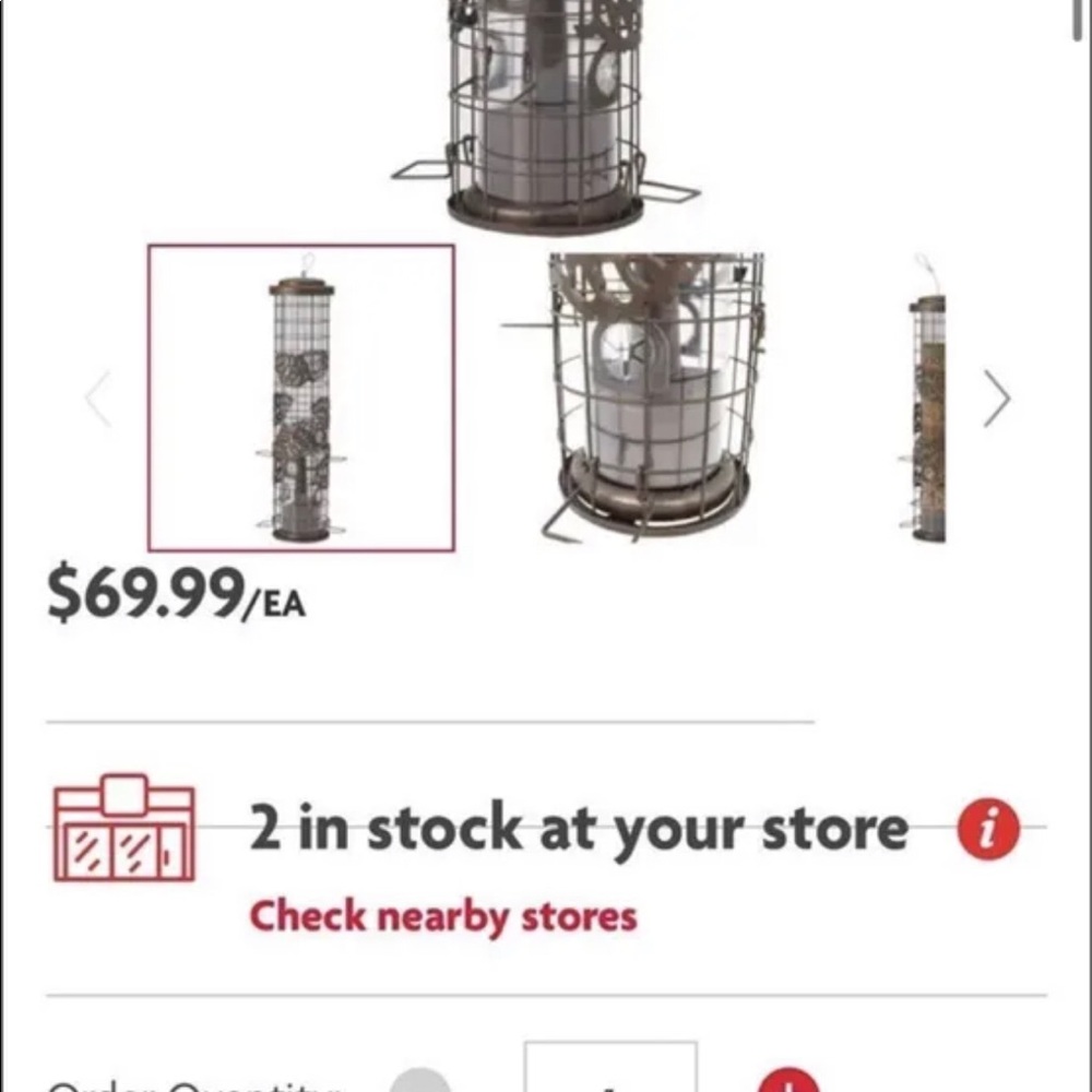 Perky Pets Squirrel Resistant Bird Feeder Hopper Make-Model UNKNOWN - Picture 13 of 13